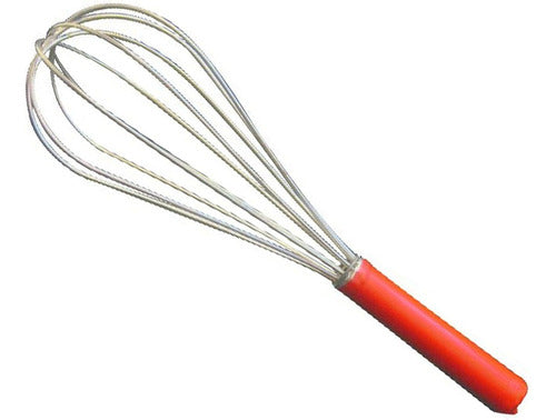 Perez Manual Gastronomic Whisk No. 40 with Rubber Grip 0