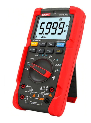 Uni-T Multimeter Tester Digital UT17B Pro RMS Temp Electro 2