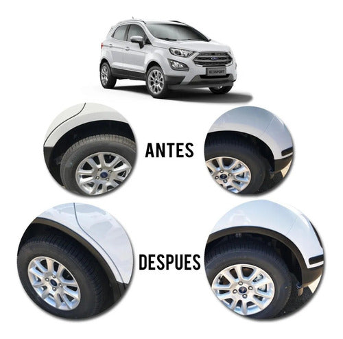 Ecosport 2021 Accesorios Fenders Pasarueda Guardabarro X 4 3