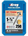 Tornillos De Zinc Kreg Sml-c150 De 1 1/2 38mm 250 Unidades 0