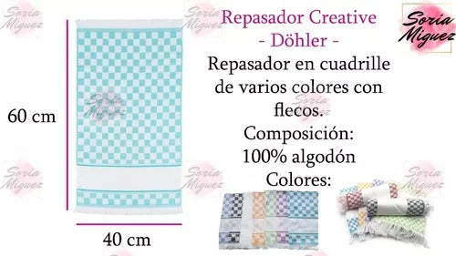 Repasador Creative 100% Algodón 40 X 60 Cm - Döhler - 1