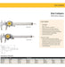 Asimeto Caliper with Clock 0-150 mm 0.02 mm 303-06-2 1