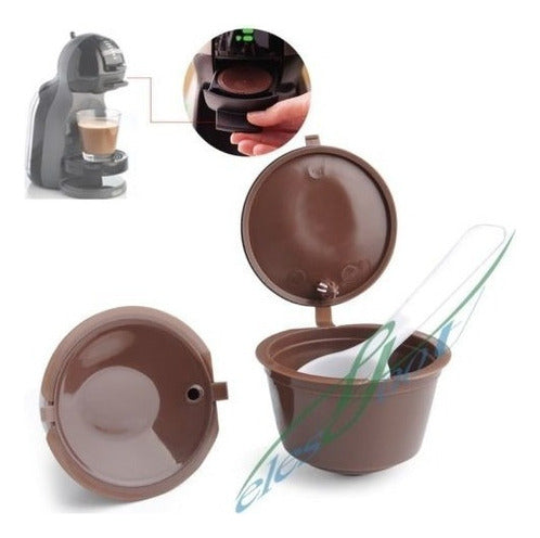 4 Cápsulas De Café Reutilizables Recargables Pod Cup Para Ne 1