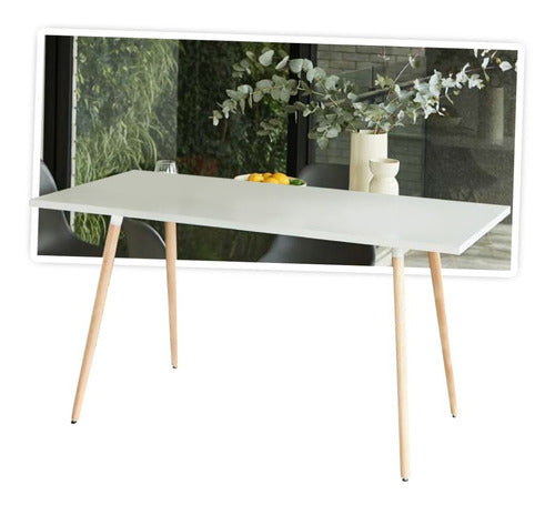 Web-Home Eames Rectangular Table 1500 mm Melamine for Kitchen/Dining 0