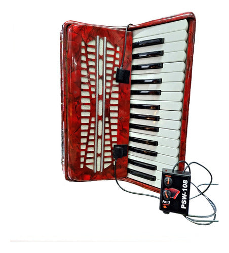 PSW-108 Microphone Accordion 3 Mics / Independent Dual Volume 1