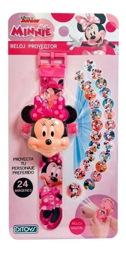 Minnie Watch Proyector Reloj Proyecta 24 Fotos Ditoys 0