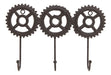 MyGift Steampunk Gear Design Wall-Mounted Cast Iron Coat Rack 3