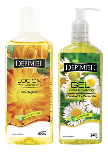 Depimiel Refreshing Post Wax Gel + Pre Wax Lotion 0