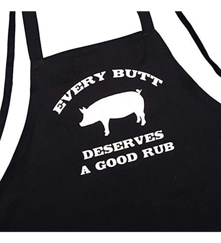 Delantales Coolaprons Bbq Cada Trasero Merece Un Buen Delant 0