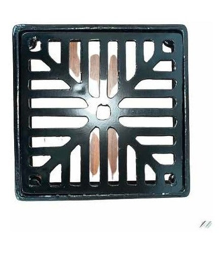 20 x 20 cm Rain Drainage Grid with Frame - Epoxy 0