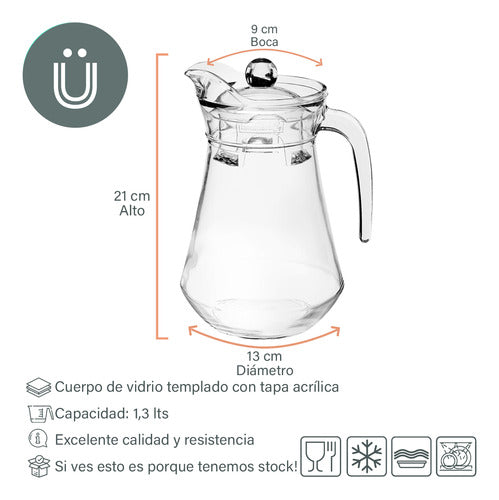 Luminarc Arc Tempered Glass Jug 1