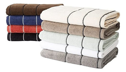 Lavish Home Luxury Cotton Towel Set: Quick Dry, Zero Twist 3