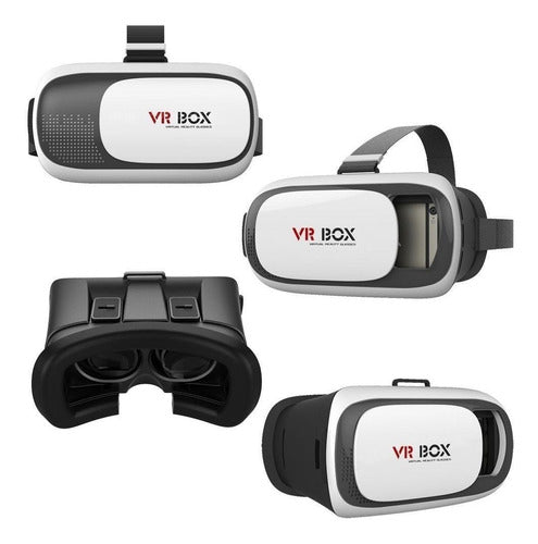 Lente Vr Box Realidad Virtual 3d Gafas Casco Videos Celular 2