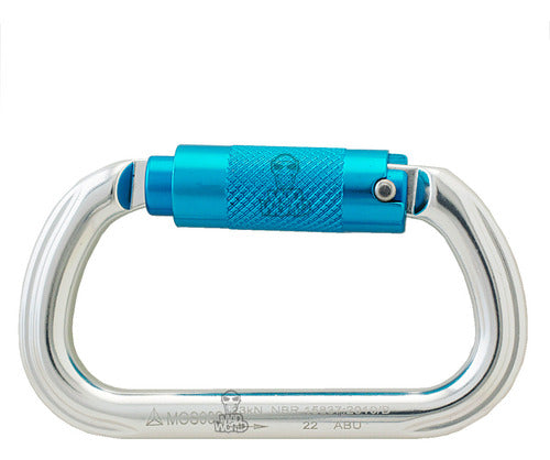 Delta Plus Automatic 3-Movement Asymmetric Carabiner - Firefighters and Tree Pruning 0