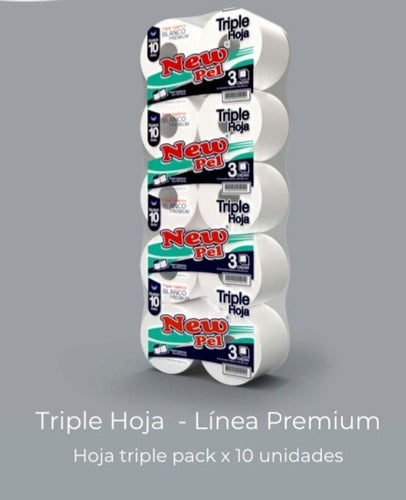 Papel Higienico Triple Hoja X 10 Un X 40 Mts 1