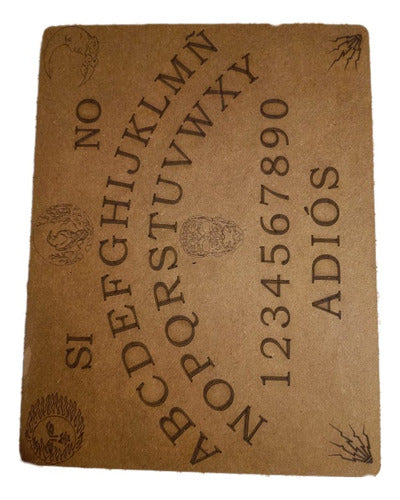 Tabla O Tablero Ouija En Mdf Y Barnizado Con Puntero 39x28 1