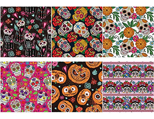 Hoja De Papel De Regalo Wrapaholic - Diseño De Calavera, Per 2