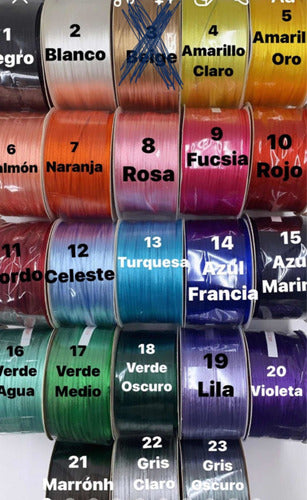 Arco Iris Silk Cord Roll 30 Meters - Excellent Quality 1