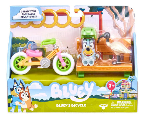 Moose Bluey Bicycle Ride Figurine with Accessory 17356 0