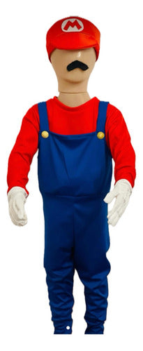 V&V Super Mario Bros Costume with All Accessories 0