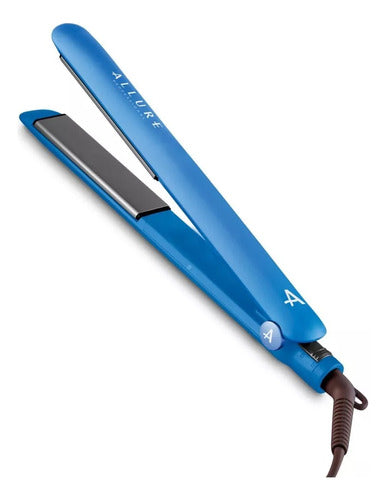 Allure Professional Hair Straightener Ion Titanium 230º Blue 0