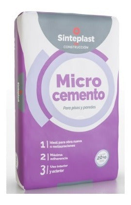 Microcemento Maiz 20kg Sinteplast 0