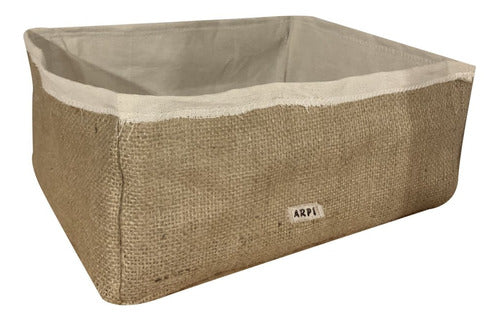 Arpi Contenedores Medium Rectangular Fabric Organizer Basket 0