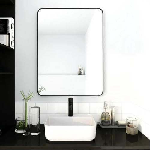 Topdeco Rectangular Mirror 50x70 Cm with Deco Frame - Bathroom 1