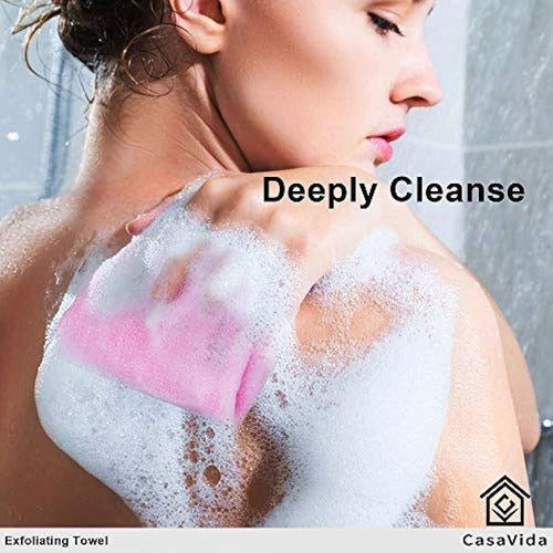 Casa Vida Exfoliating Japanese Beauty Washcloth Sponge 4