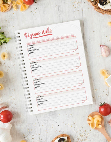 Printable Color Recipe Planner PDF 7