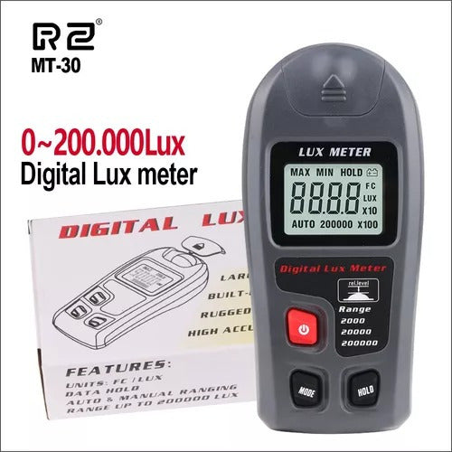 Luxómetro Digital Medidor De Luz Autorrango 200.000 Lm 1