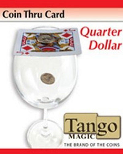 Tango Magic Coin Through the Card - Alberico Magic 2