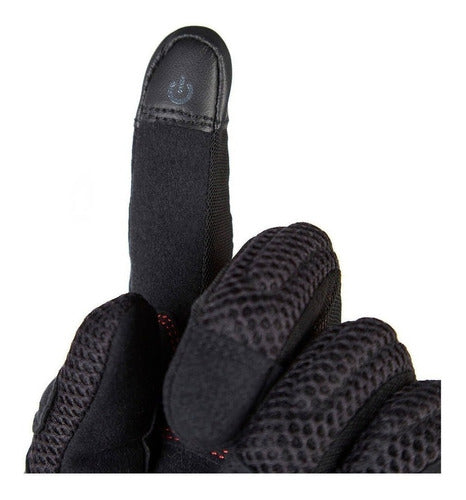 LS2 Dart 2 H Short Moto Gloves Black XL Genamax 3