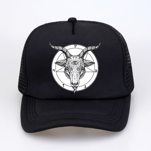 Newcaps Gorra Trucker Satánica Satan Diablo Satanismo New Caps 1