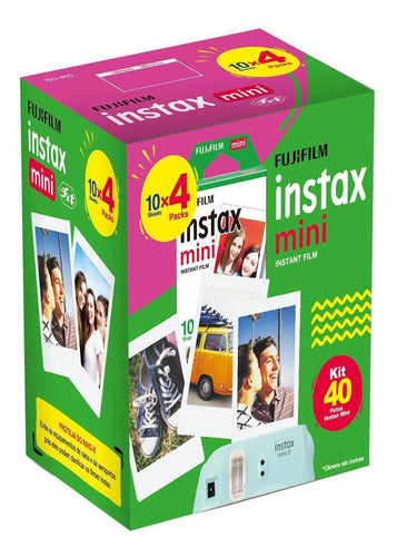 Filme Instantâneo Fujifilm Instax Borda Branca Com 40 Poses 0