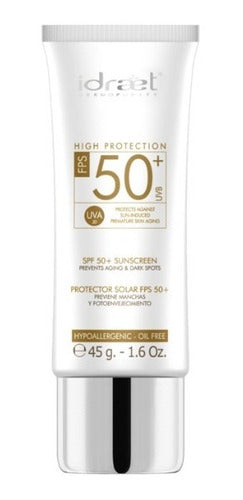 Idraet Facial Sun Protector Spf 50+ Natural Cream 0