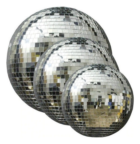 DJ Mirror Ball Sphere 25cm with Motor 2