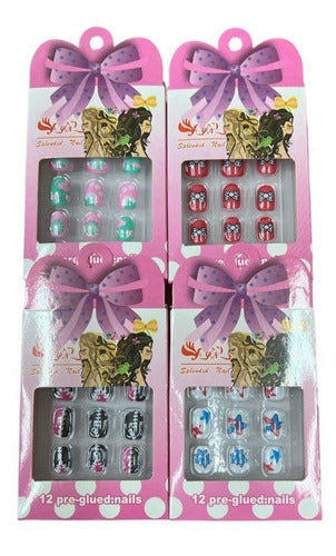 ILUMINA-2 Printed Kids Press-On Nails with Glue 1