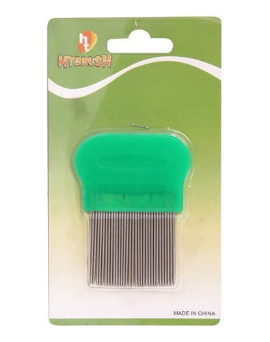 Metal Lice Comb 8x6cm 4