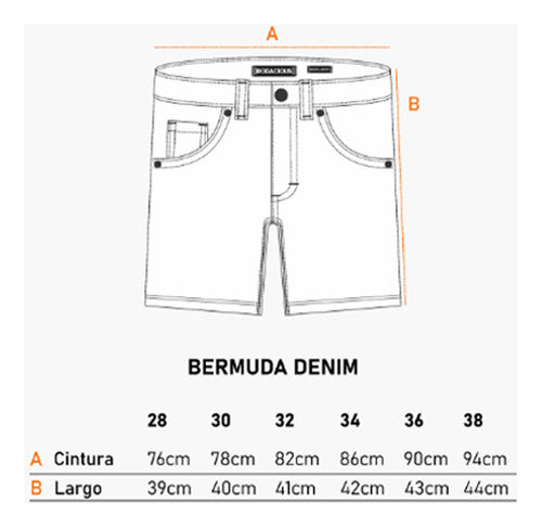 Bodacious Bermuda De Jean Bodacious Short Jeans Corta 3