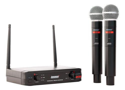 Lexsen Wireless Microphone Set UHF 2H2 Premium 0