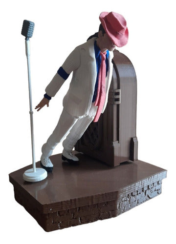 Figura Michael Jackson Rockola Jukebox 3d - 14 Cm 1