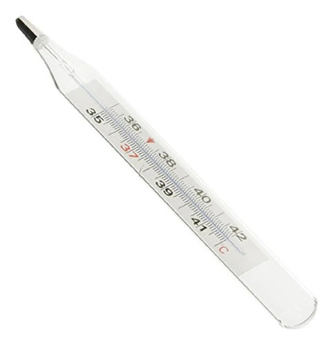 MERCURY FREE Ecological Mercury-Free Gallium Thermometer - 1 Rigid Case 0