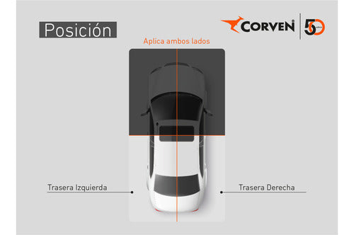 Rodamiento Rueda Trasera Corven Renault R19 1.6 1