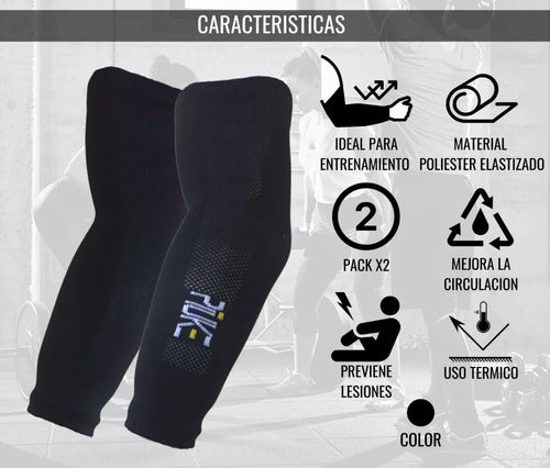 Compression Training Sleeves Fit for Exercise Support Sizes 2