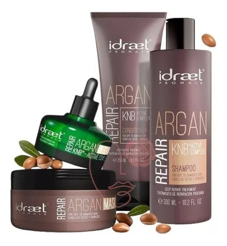 Kit Capilar Completo Linea Argan Reparacion Profunda Idraet 0