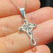 Surgical Steel Amulet Pendant Protection Luck Energy Om with Gift Chain 18