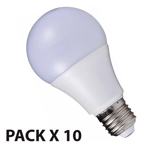 Luz Desing Pack of 10 LED Bulbs E27 9W Quality 1