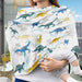 Kidvovou Nursing Cover Scarf Cute Dinosaur 1