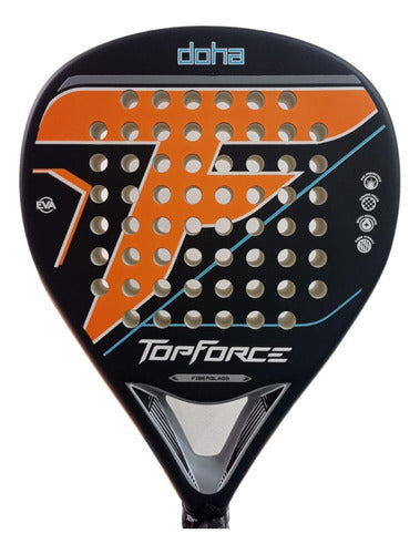 Top Force Paleta Padel Doha Foam Y Eva + Grip + Protector 0